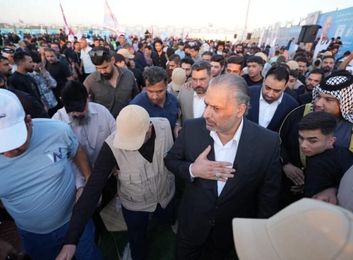 مجاميع كبيرة من وحهاء وشيوخ ميسان يحضرون المهرجان الجماهيري للمرشح مرتضى الساعدي ويؤكدون دعمهم الكامل له في الانتخابات