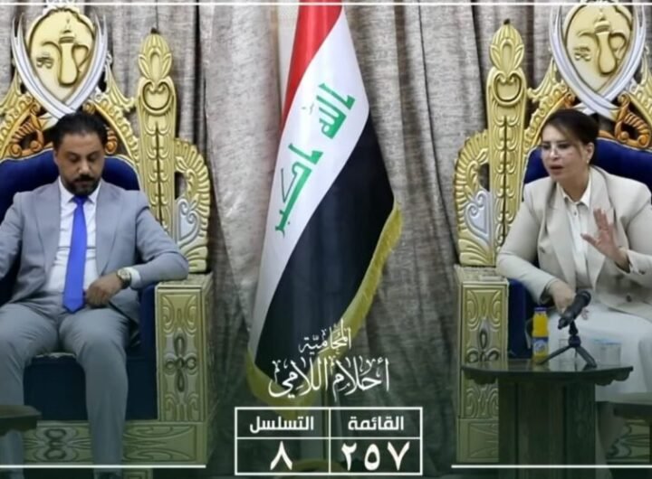 وجهاء ومحامو المدائن يستقبلون أحلام اللامي بحفاوة كبيرة، ويعلنون دعمهم لها في الانتخابات.